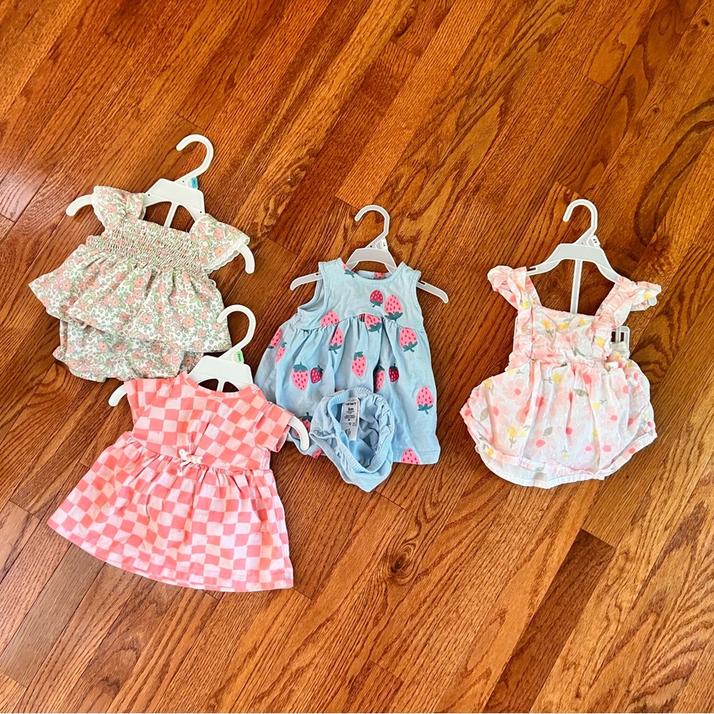 Carter's Kids Matching Sets - Pink, Blue, Green, White